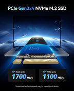ORICO 256GB M.2 NVMe SSD, PCIe Gen3x4 M2 2280 SSD, 3D NAND Flash Internal Solid - Image 2