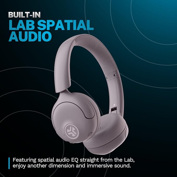 JLab Go Lux ANC Wireless Headphones, Hybrid Active Noise Cancelling, Premium - Image 3