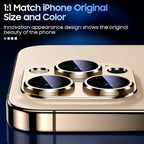 Uyiton for iPhone 13 Pro/iPhone 13 Pro Max Camera Lens Protector, Metal Ring - Image 5