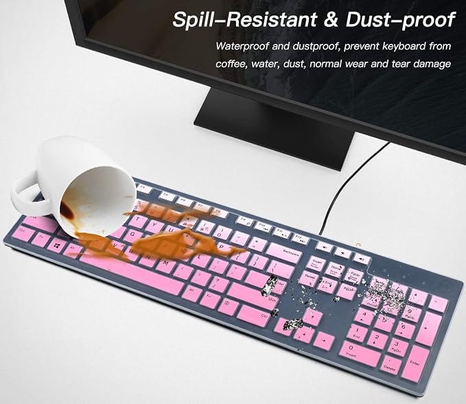 Dell Keyboard Cover & Skin for Wired KB216 & Wireless KM636, Inspiron AIO - Image 6