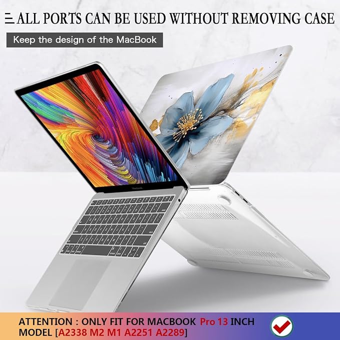 CISSOOK Compatible with MacBook Pro 13 inch 2025-2020 Release Model M2 M1 Chip - Image 5
