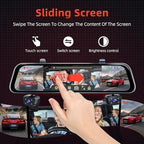 4 Channel Mirror Dash Cam, Dash Cam Front and Rear/Inside, 12’’ FHD 1080Px4 - Image 7