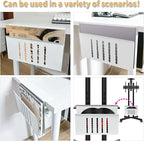 Desk Side Storage, Under Desk Storage, No Drill Steel Hanging Desk Organizer - Image 7