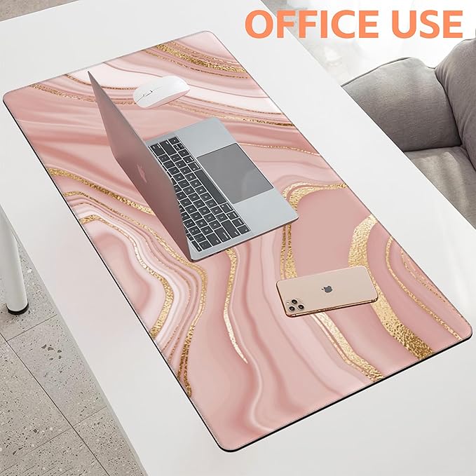 Mouse Pad Large Liquid Marble Non-Slip Gaming Desk Mat - Image 5