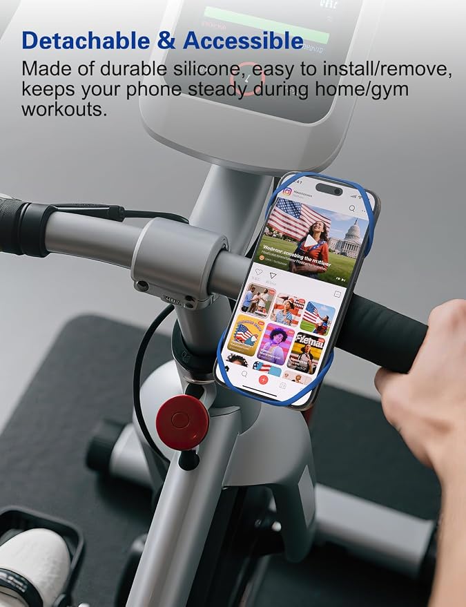 Detachable Bike Phone Mount, Universal Bicycle Phone Holder- 360° Rotatable - Image 7