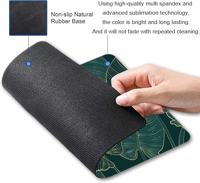 Mouse Pad, Waterproof Anti-Slip Rubber Mousepad Office Accessories Desk Decor - Image 2