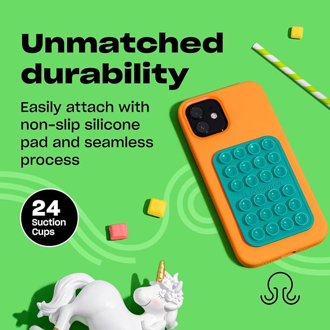 Classic - Silicone Suction Phone Case Adhesive Mount - Hands-Free, Strong Grip - Image 4