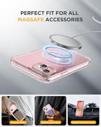 Miracase Glass Series for iPhone 15 Case Full-Body Magnetic Case - Image 3