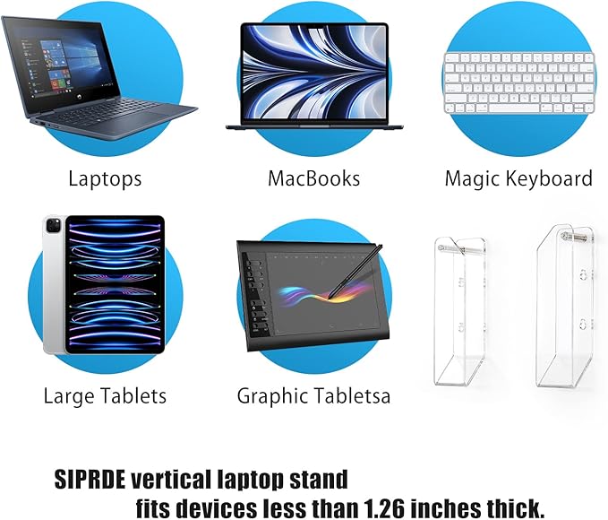 SIPRDE Wall Mount Laptop Holder - Image 7