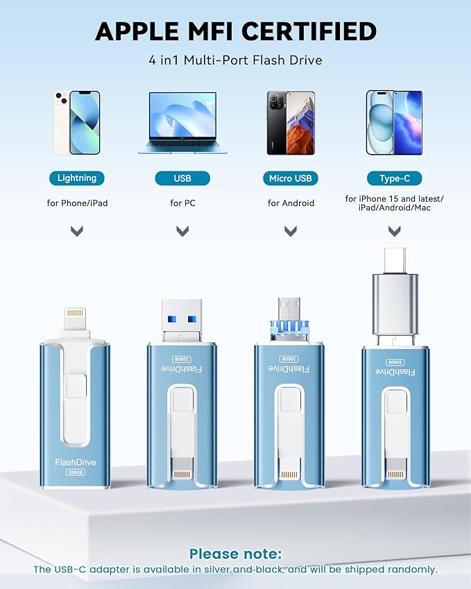 MFi Certified 256GB Flash Drive - Image 2