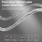 KZ ZSN Pro X Dual Driver in Ear Earphone 1BA 1DD Wired Earphone HiFi Sport - Image 7