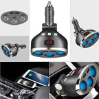Car Charger, 120W 3-Socket Cigarette Lighter Power Adapter DC Splitter 3.1A - Image 7