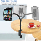 Tablet Stand Holder, Gooseneck Desktop iPad Mount - Image 5