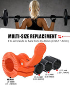 Barbell Clips 1 Inch Quick Release Weight Clamps 0.9-1.18inch Multi-Size - Image 3