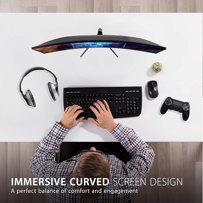 ViewSonic VX2718-PC-MHD 27 Inch Curved 1080p 1ms 180Hz Gaming Monitor - Image 3