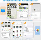 SD Card Reader for iPhone iPad, ADRUDY SD Card Reader - Image 6