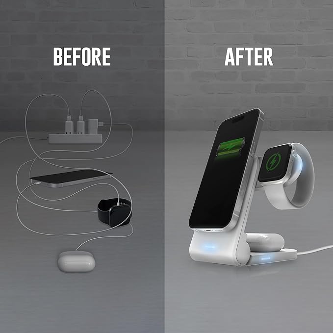 STM ChargeTree Mag: 3-in-1 MagSafe Wireless Charging Station - Image 3