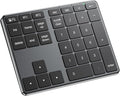 iClever Bluetooth Number Pad, Aluminum 34-Key Wireless Numeric Keypad, USB-C by iClever