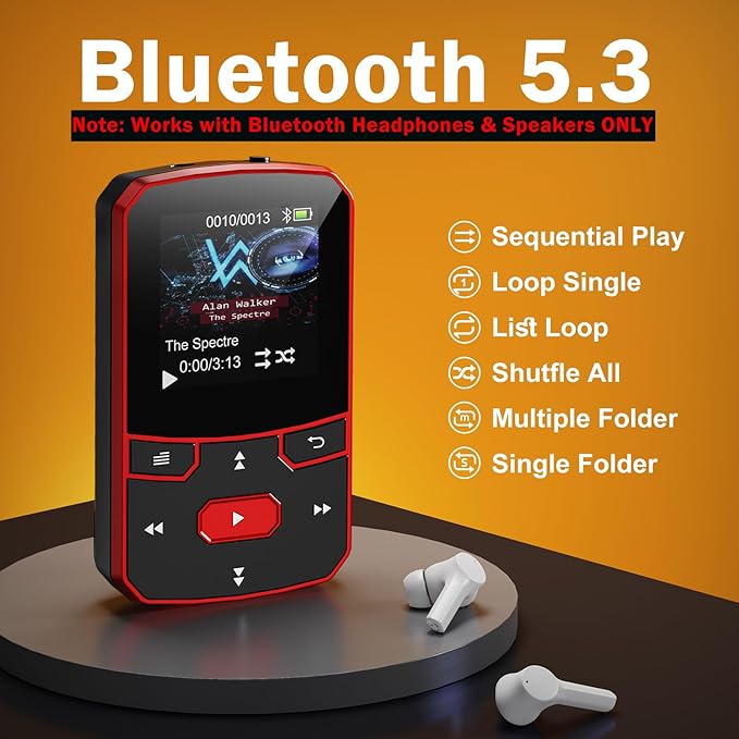 RUIZU 64GB Clip MP3 Player - Image 2