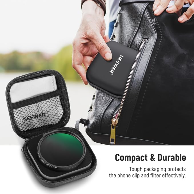 NEEWER CPL Filter for Phone, 67mm Camera Lens Polarizing Filter - Image 8