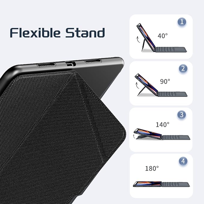 Detachable Keyboard Case for iPad 10th Gen & 11th Gen, Slim Cover - Image 4