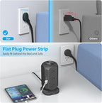 Power Strip Tower AOFO Surge Protector 12 AC Outlets - Image 7