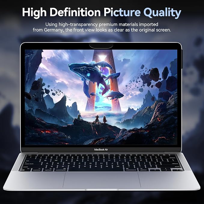 Privacy Screen MacBook Pro 13 Inch/MacBook Air 13 in, Easy On/Off Removable - Image 6