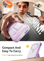 Magnetic Power Bank, 10000mAh Wireless Portable Charger - Image 6