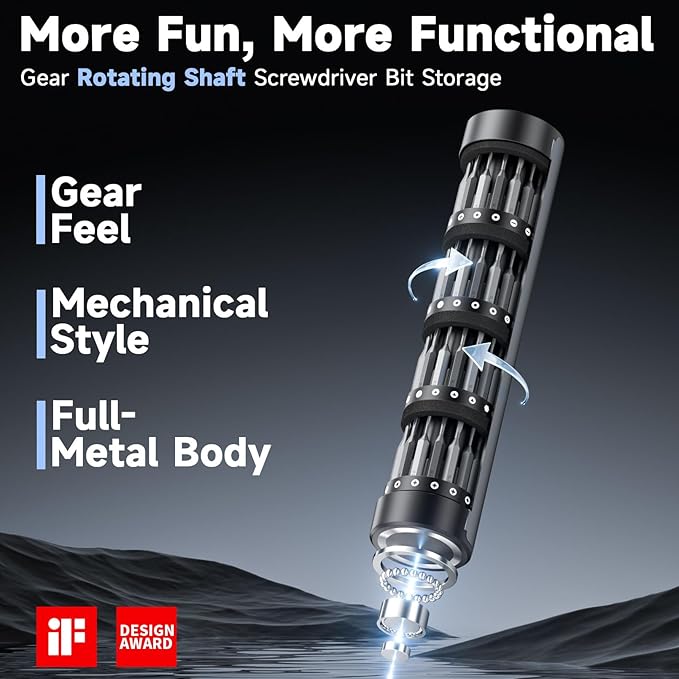 65-IN-1 Mini Electric Screwdriver Cordless, Precision Screwdriver Magnetic Bits - Image 2