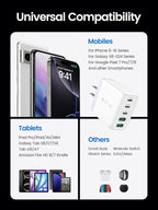 USB C Charger Block, EIZLXQ Type C Charger Fast Charging, 50W 5-Port USB Wall - Image 5