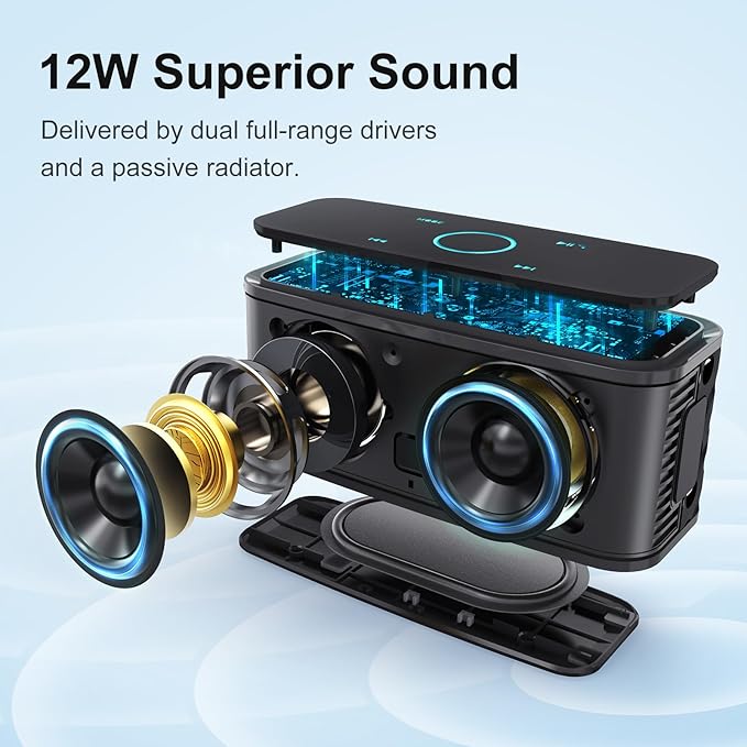DOSS SoundBox Touch Wireless Bluetooth Speaker - Image 2