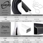 6.6ft - 4/5 inch White Cable Sleeve, Cable Organizer - Image 6