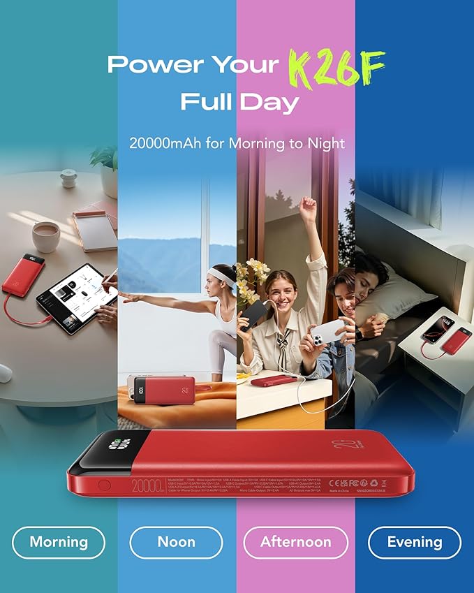 Orfeika 20000mAh Power Bank Fast Charging, Portable Charger - Image 9