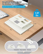 Desk Stand and Bluetooth Keyboard Combo - Image 4
