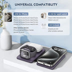 Wireless Charger iPhone - 3 in 1 Charging Station - Image 2