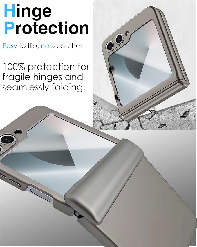 STORMTAL for Samsung Galaxy Z Flip 6 Case/Z Flip 7 FE Case, Hinge Protection - Image 3