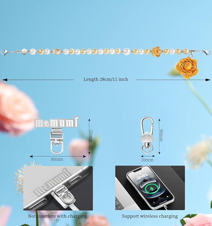 memumi Universal Phone Wrist Strap, Hand wristlet Strap - Image 6