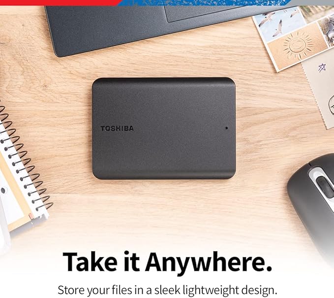 Toshiba Canvio Basics 4TB Portable External Hard Drive USB 3.0 - Image 4