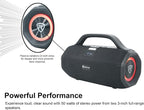 Rockville SONIC-50L Portable Bluetooth Speaker, 50W Stereo Sound, Dual LED Rings - Image 3