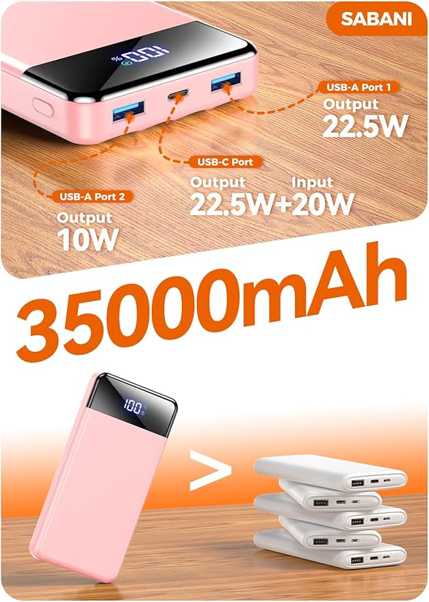 Portable Charger 35000mAh Power Bank - Image 8
