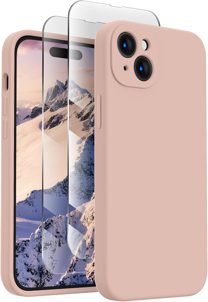 FireNova Designed for iPhone 15 Plus Case, Silicone Case with, Soft by FireNova