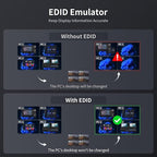 TESmart Quad Monitor HDMI+DP MST KVM Switch 4 Monitors 4 Computers 4K@60Hz - Image 6