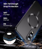 Magnetic for Samsung Galaxy S25 Edge Case Slim Soft Silicone Bumper Shockproof - Image 4