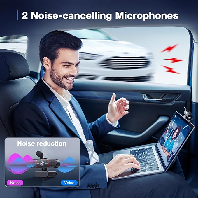 EMEET C960 4K Webcam for PC, 4K UHD Sony Sensor, PDAF Auto Focus, Dual AI - Image 4