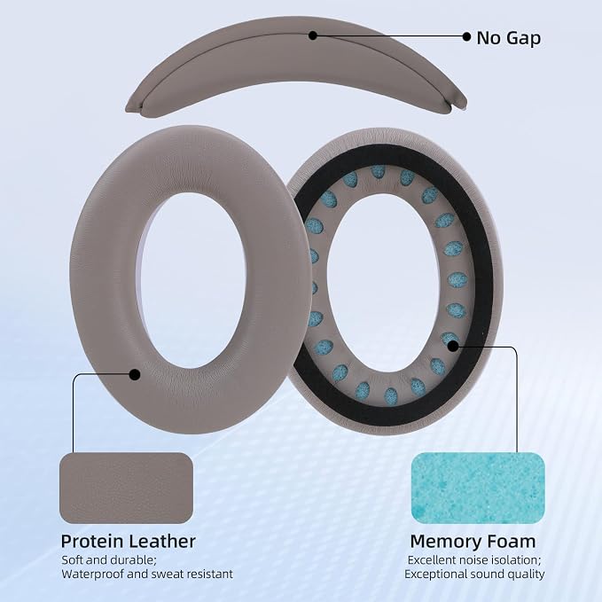 Earpads and Headband Pad Compatible - Image 3