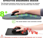 Mouse Pad Wrist Support, Ergonomic Mouse Pad - Image 5