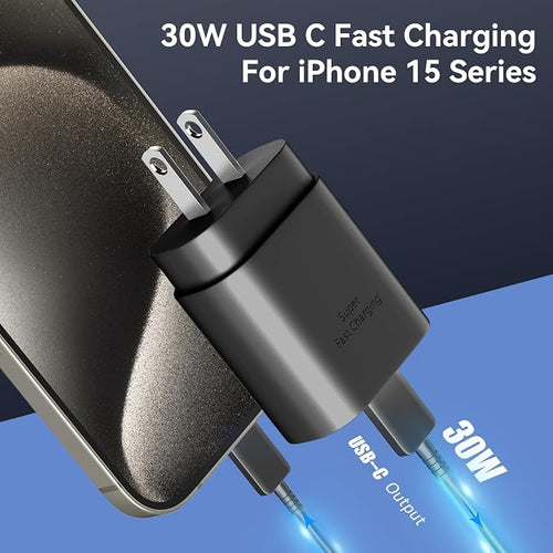 30W USB C Phone 15 Charger Fast Charging Block - Image 2