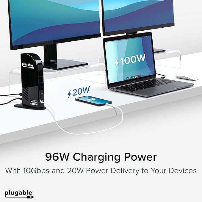 Plugable 13-in-1 USB C Docking Station 4K Triple Monitor - Image 4