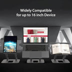 j5create Multi-Angle Aluminum Laptop Stand, Ergonomic Notebook Riser, Suitable - Image 6