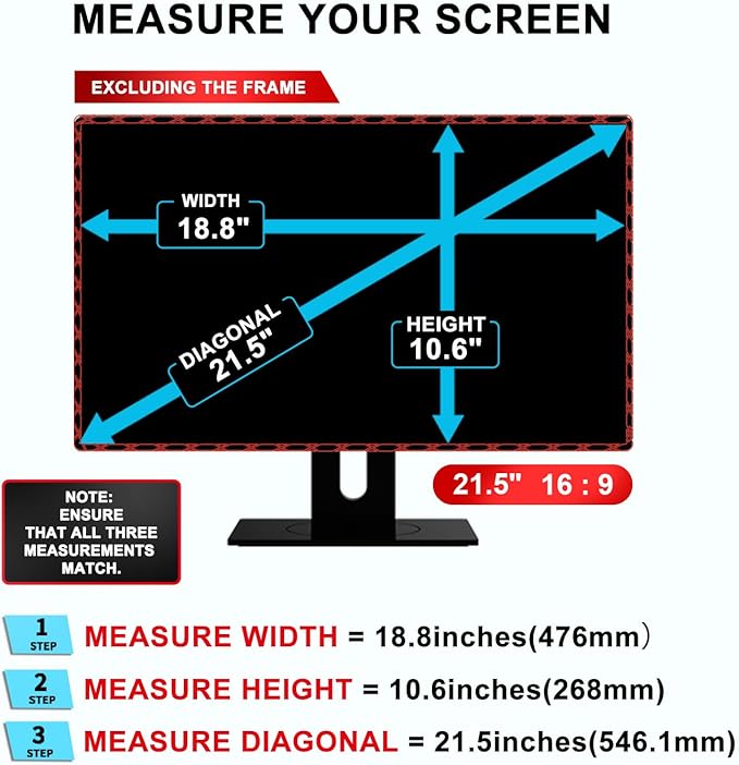 21.5 inch Computer Privacy Screen Filter - Image 2